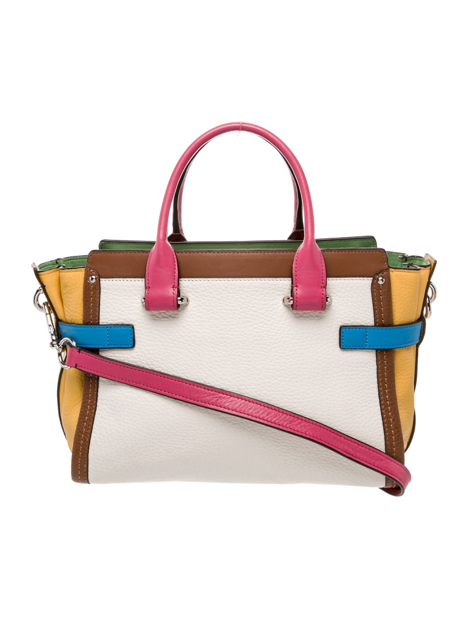 Coach Leather Top Handle Bag